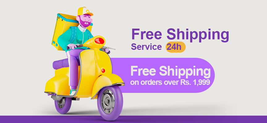 Free shipping banner - MZ Online Shop