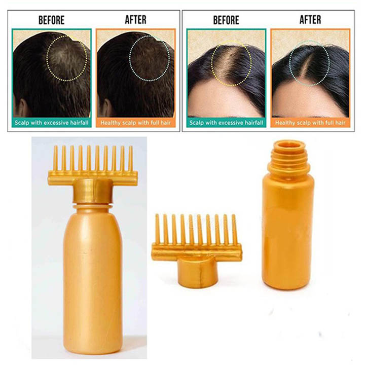 Hair Oil Applicator Bottle of good quality Plastic 100ml