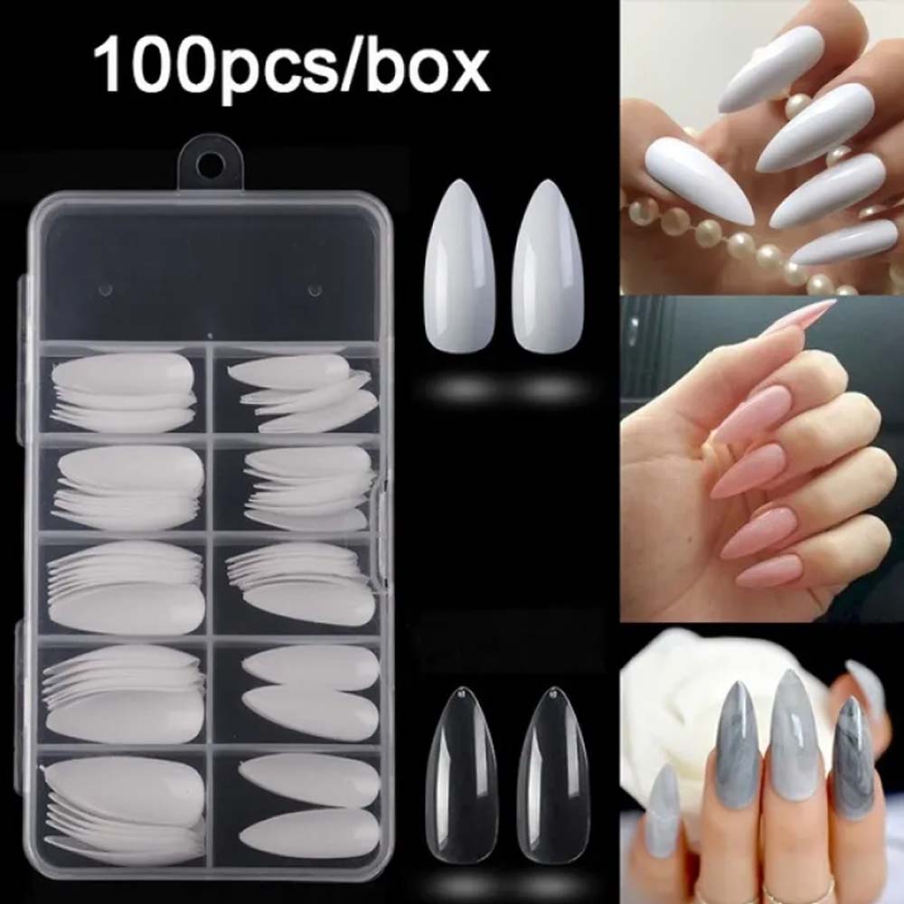 100pcs Artificial Nails For Girls Beautiful Nails