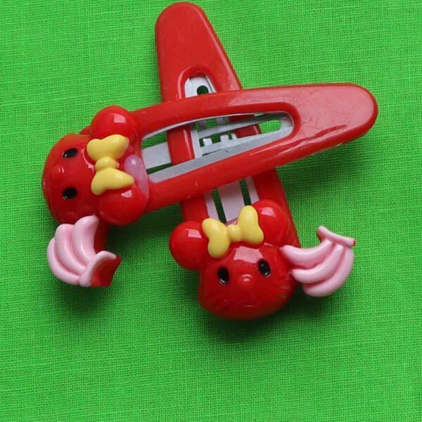 Baby Hair Clip Red Color