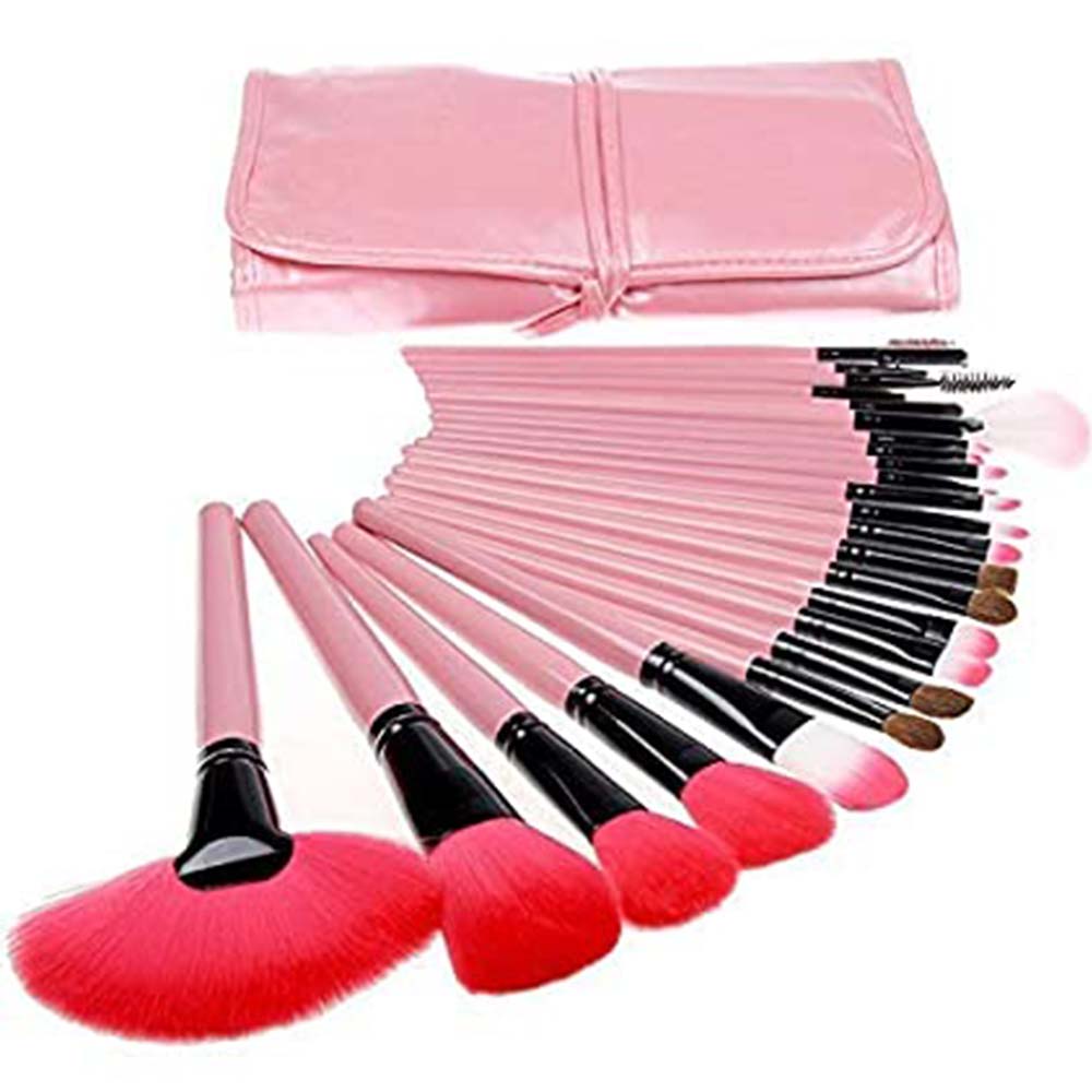 Makeup Brushes Beauty Brushes , Makeup Brushes , 24 Pcs Professional Makeup Brushes Set , Cosmetic Brush Kit, Pink Color Set